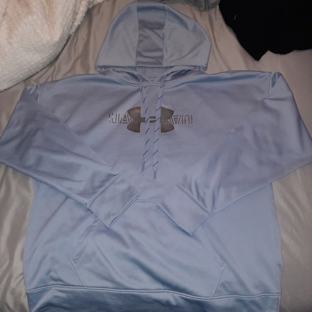Blue/Grey Under Armour hoodie